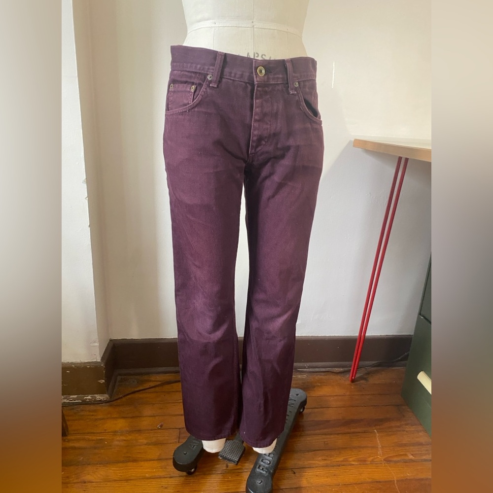 rag & bone MEN’S Slim Straight Sangria Jeans